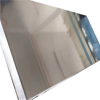 Aluminijsko srebrno zrcalno staklo, stakleni lim, obrubljeni rub, polirano kupatilo 
